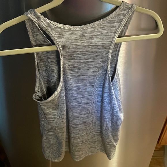🚫SOLD🚫 Gray Mesh Tank Top - Picture 8 of 10